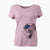 USA Elwood the Border Collie - Women's Perfect V-neck Shirt