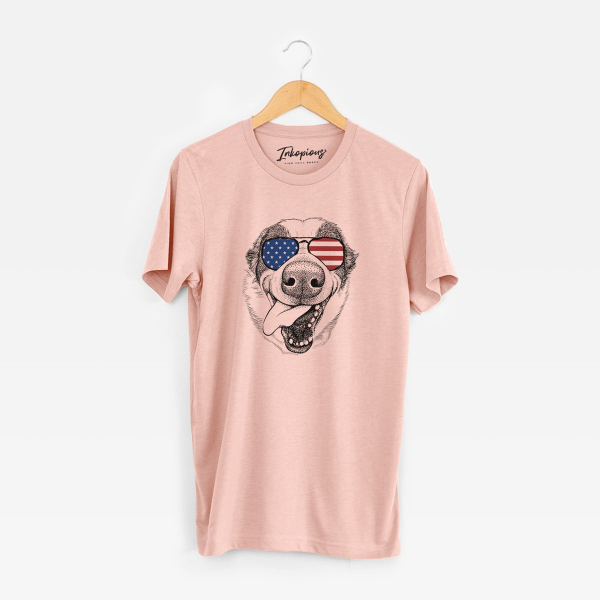 USA Elwood the Border Collie - Unisex Crewneck