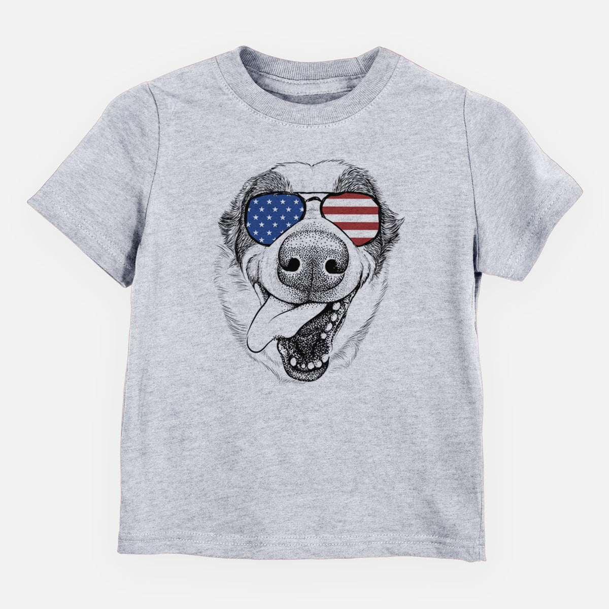 USA Elwood the Border Collie - Kids/Youth/Toddler Shirt