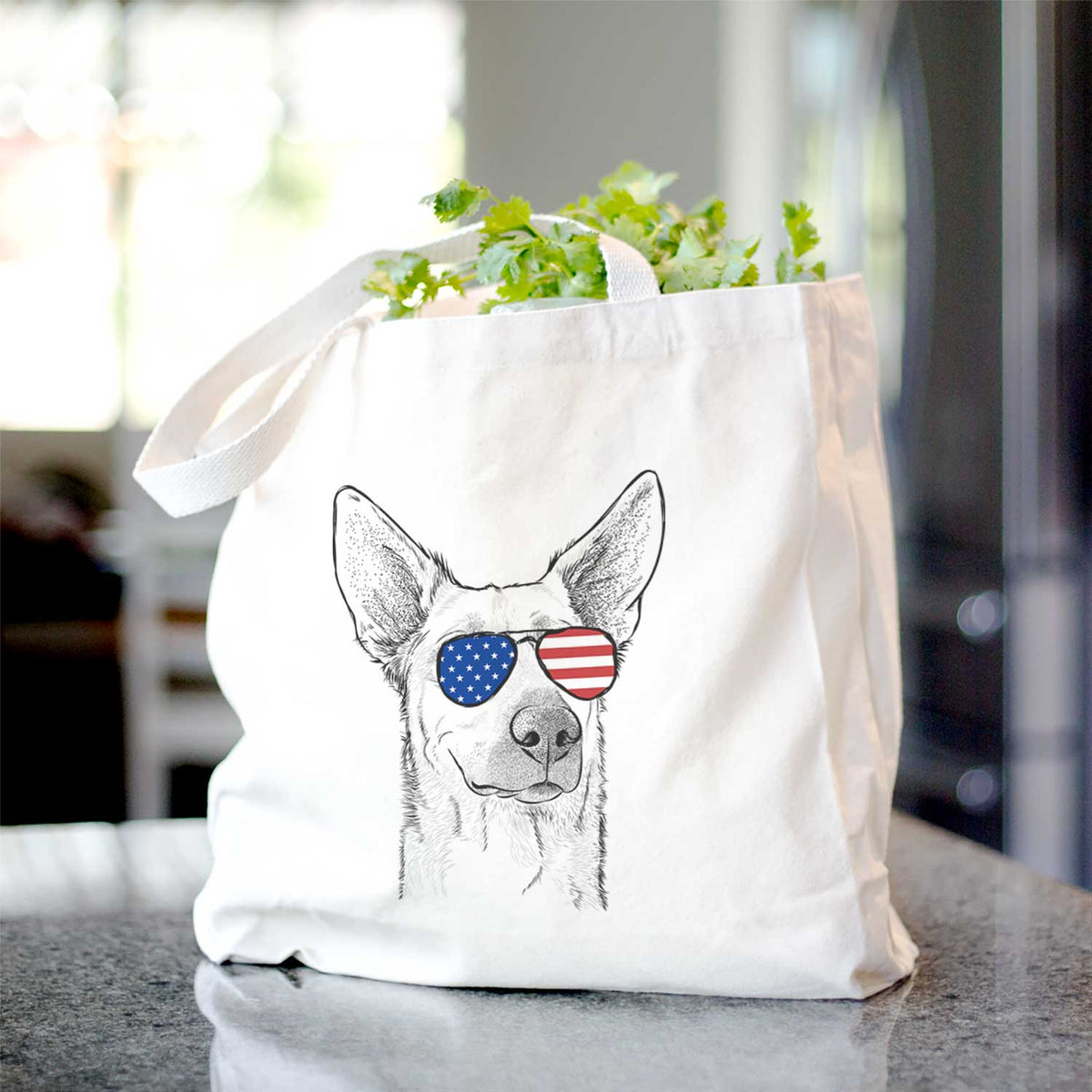 Ember the Shepherd Mix - Tote Bag