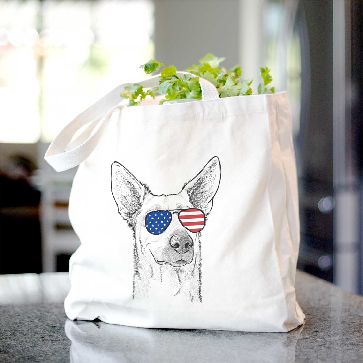 Ember the Shepherd Mix - Tote Bag