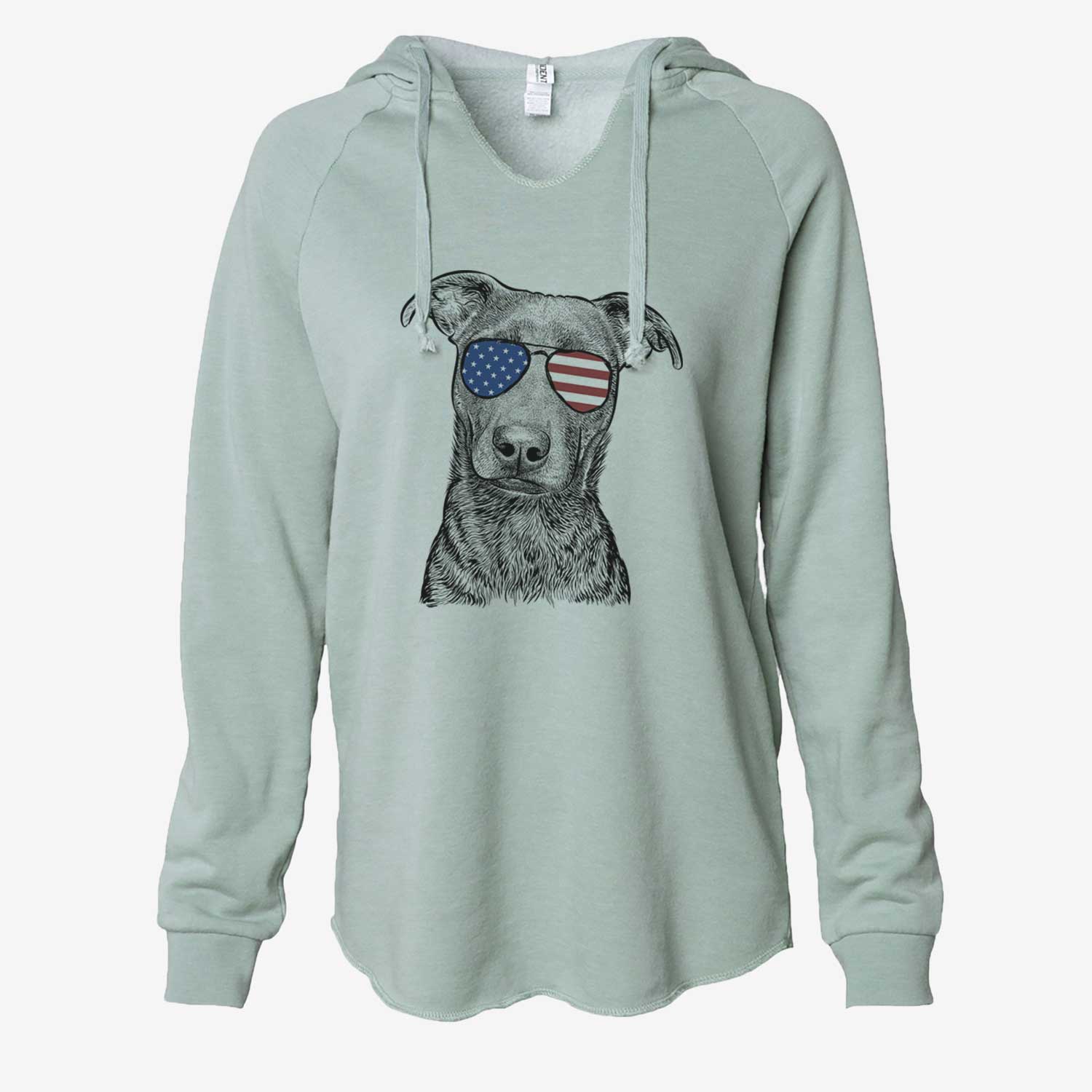 USA Embyr the Mixed Breed - Cali Wave Hooded Sweatshirt