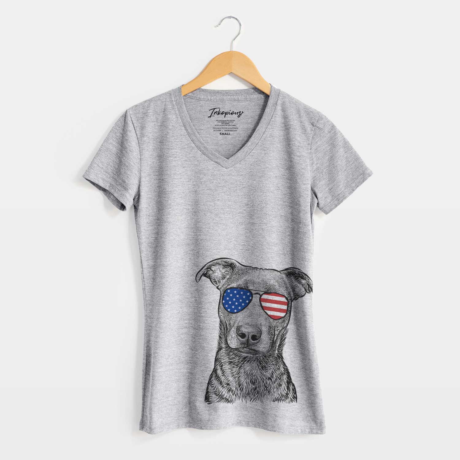 USA Embyr the Mixed Breed - Women's Perfect V-neck Shirt