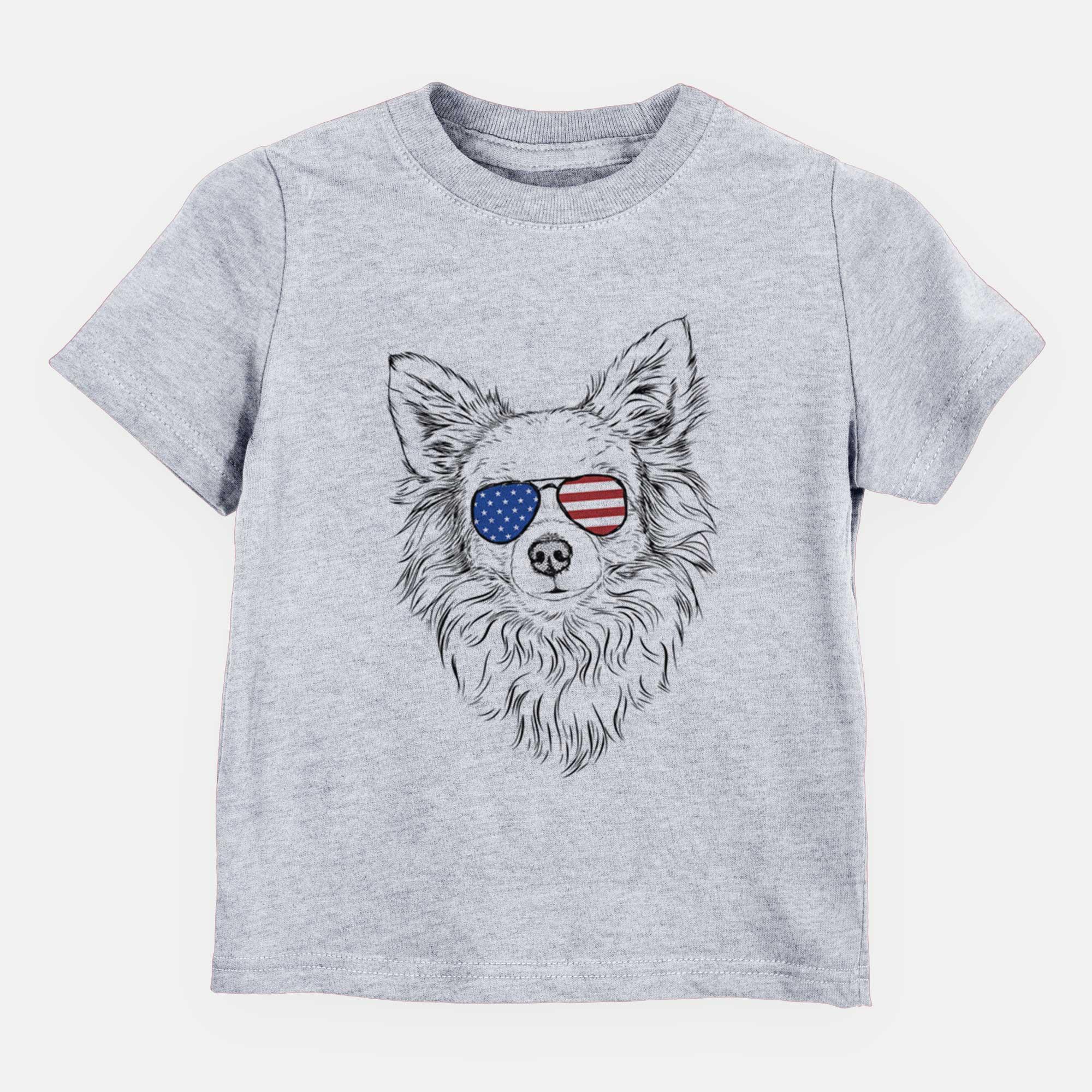 USA Emma the Longhaired Chihuahua - Kids/Youth/Toddler Shirt
