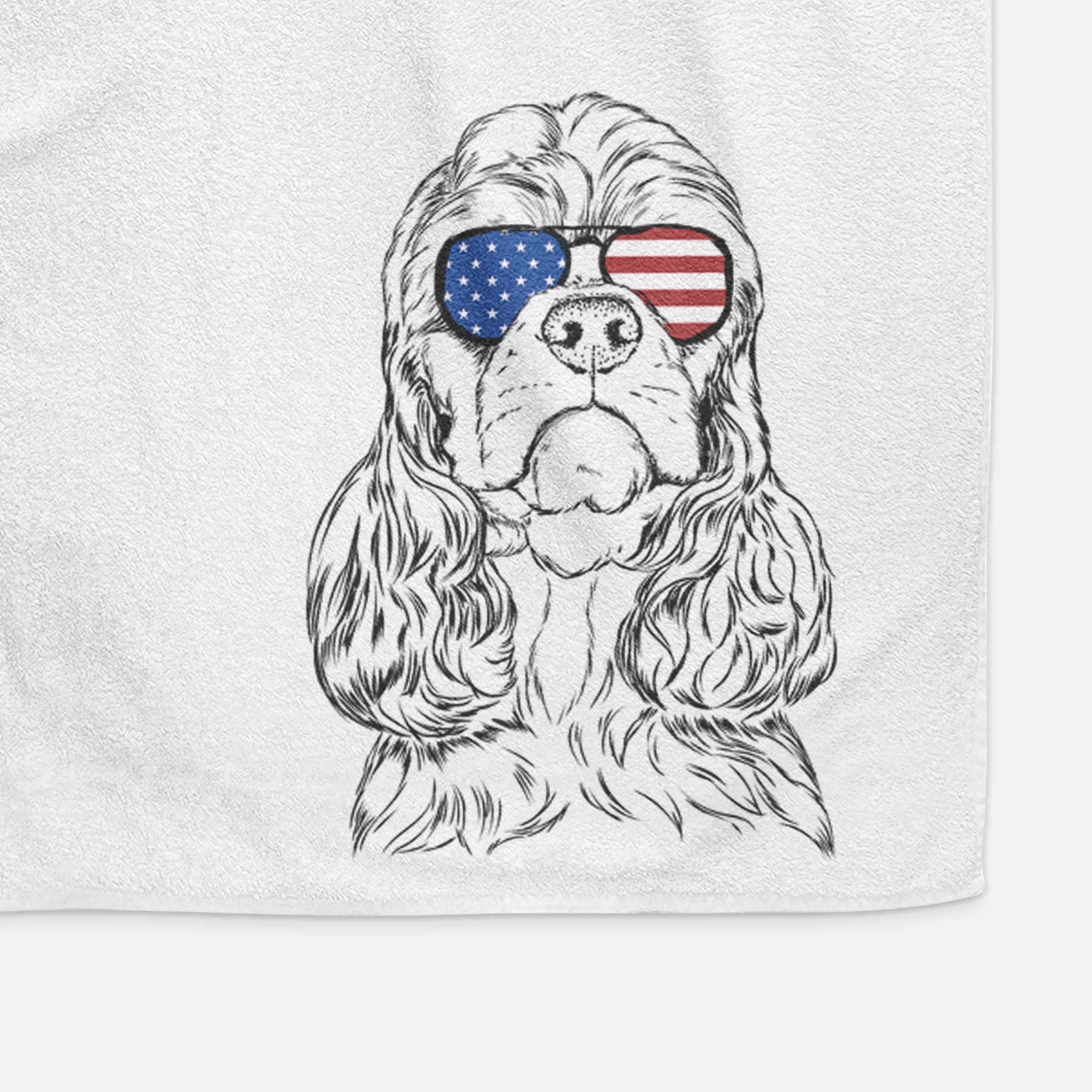 Emma the Cocker Spaniel Decorative Hand Towel