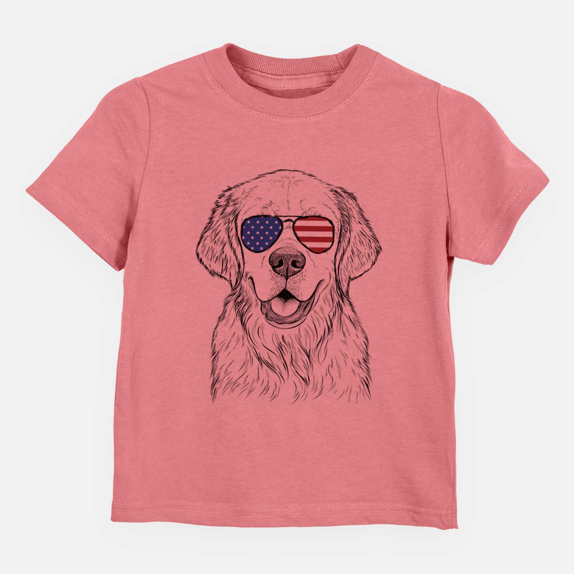 USA Emma the Golden Retriever - Kids/Youth/Toddler Shirt