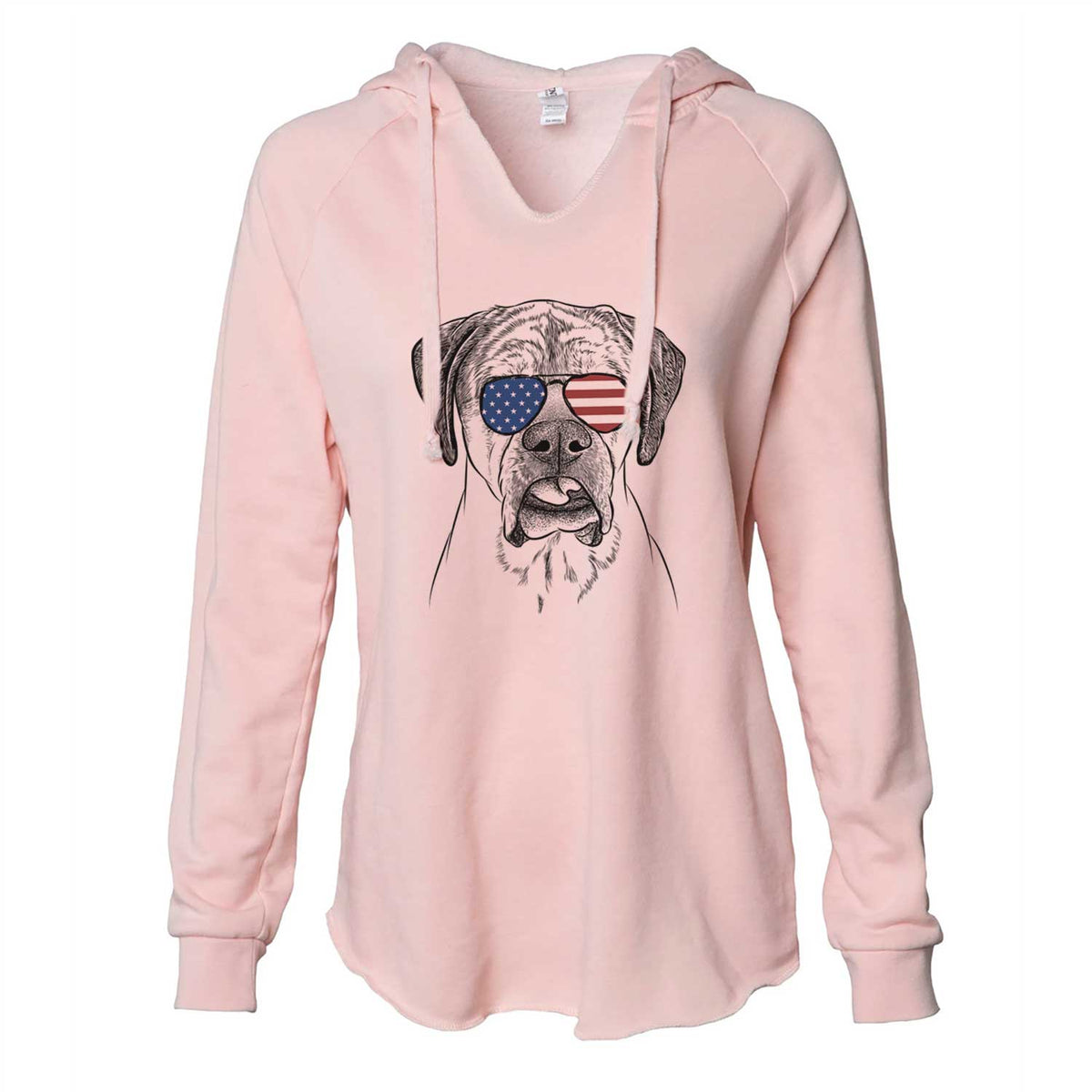 USA Emma the English Mastiff - Cali Wave Hooded Sweatshirt
