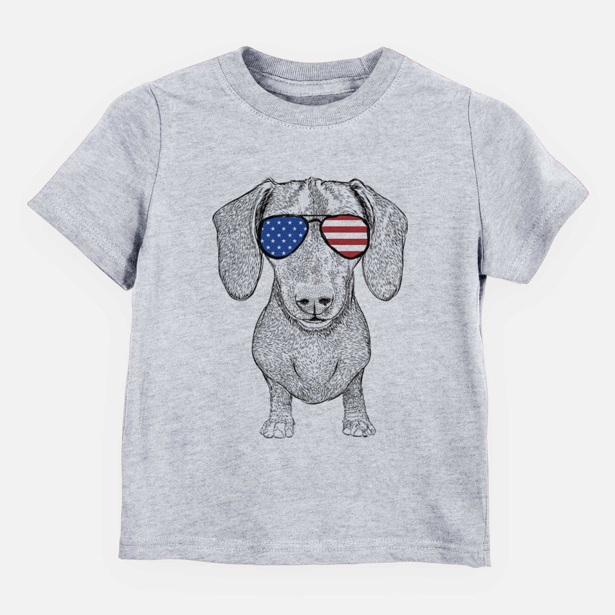 USA Ernie the Mini Dachshund - Kids/Youth/Toddler Shirt