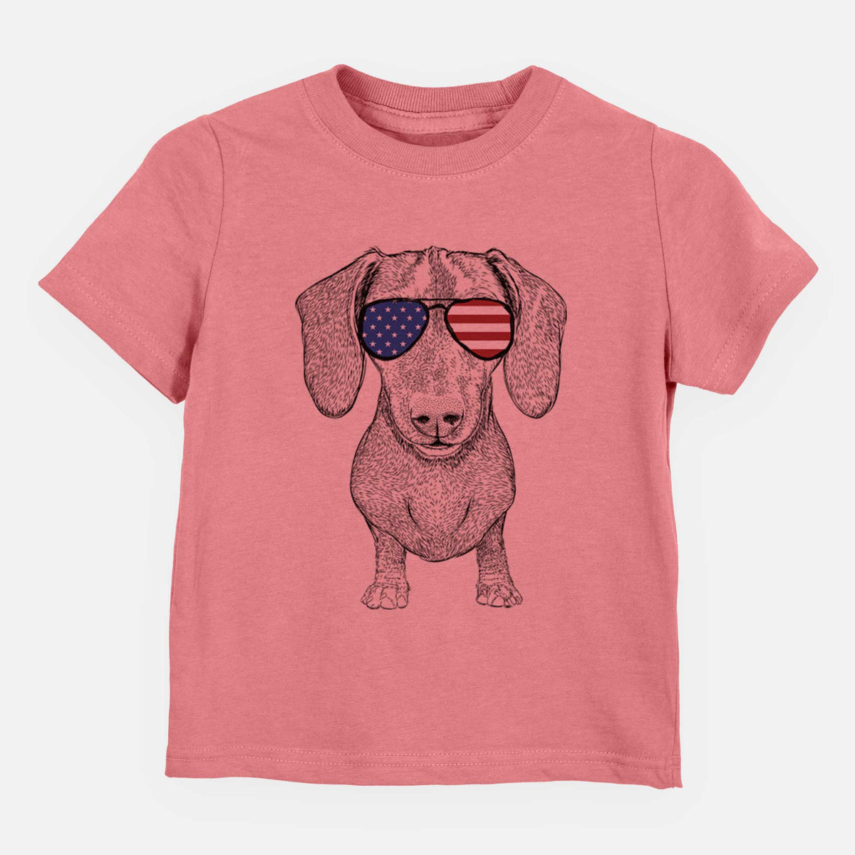 USA Ernie the Mini Dachshund - Kids/Youth/Toddler Shirt
