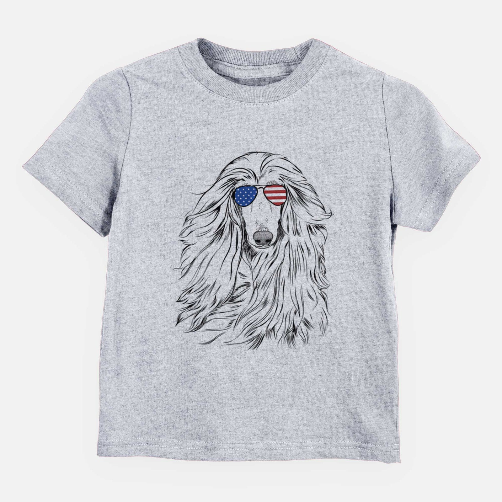 USA Fabio the Afghan Hound - Kids/Youth/Toddler Shirt