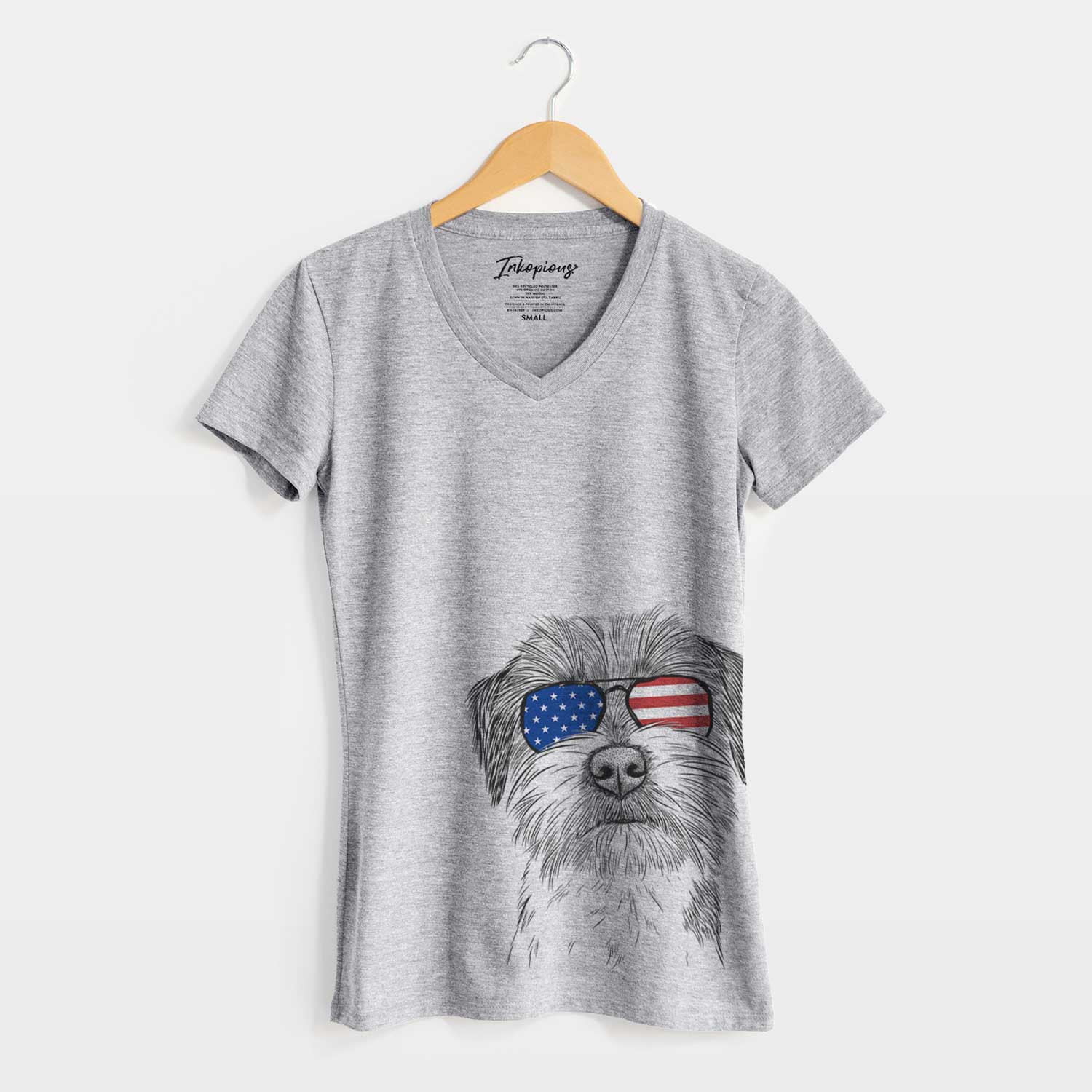 USA Feis the Parson Russell Terrier - Women's Perfect V-neck Shirt