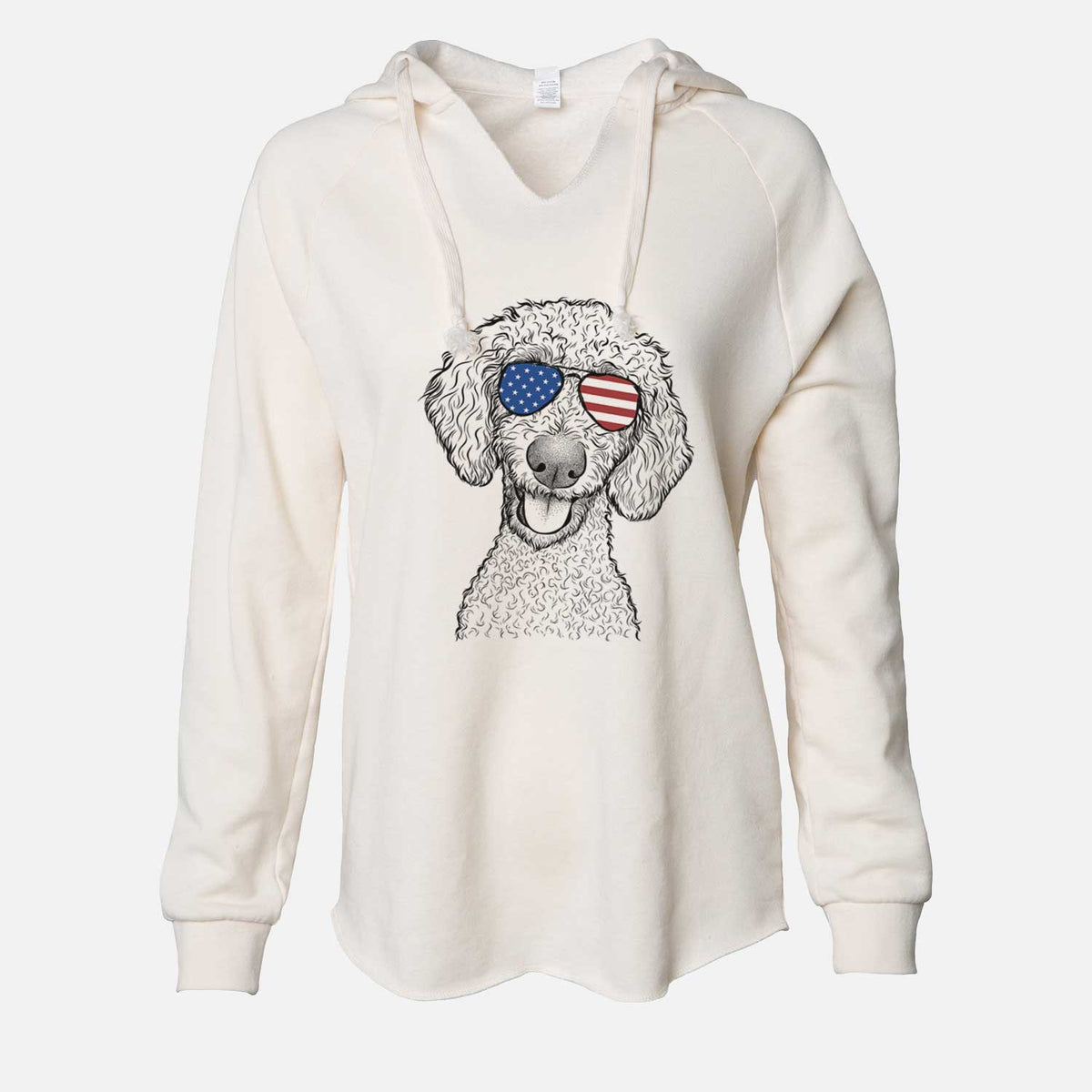 USA Fenway the Goldendoodle - Cali Wave Hooded Sweatshirt