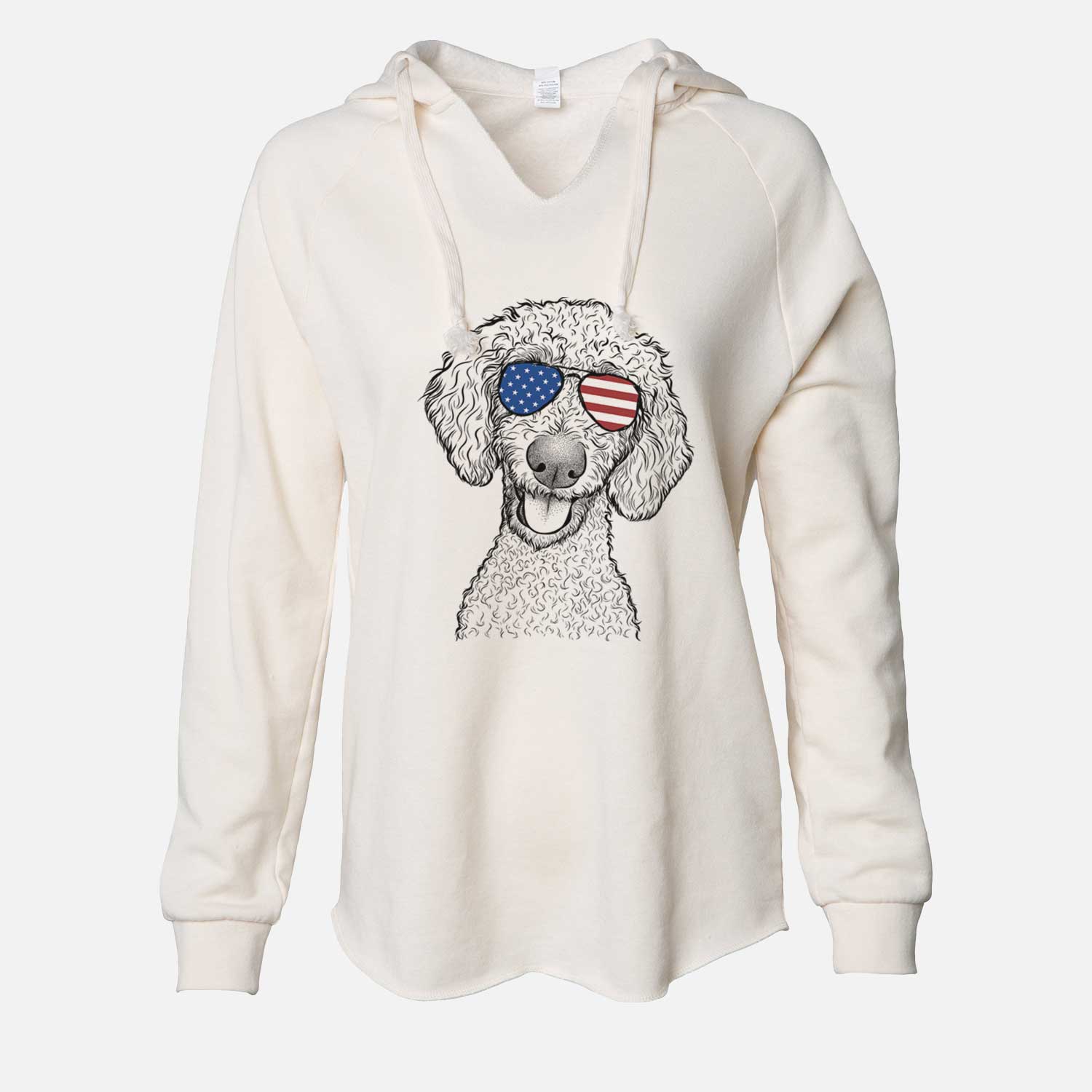 USA Fenway the Goldendoodle - Cali Wave Hooded Sweatshirt