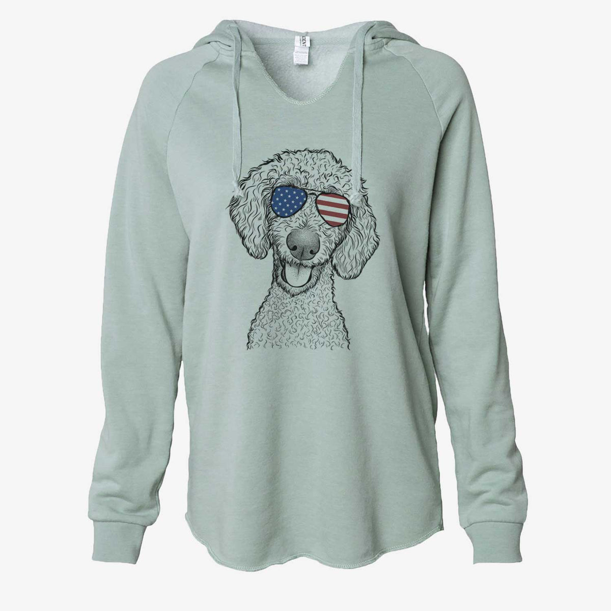 USA Fenway the Goldendoodle - Cali Wave Hooded Sweatshirt