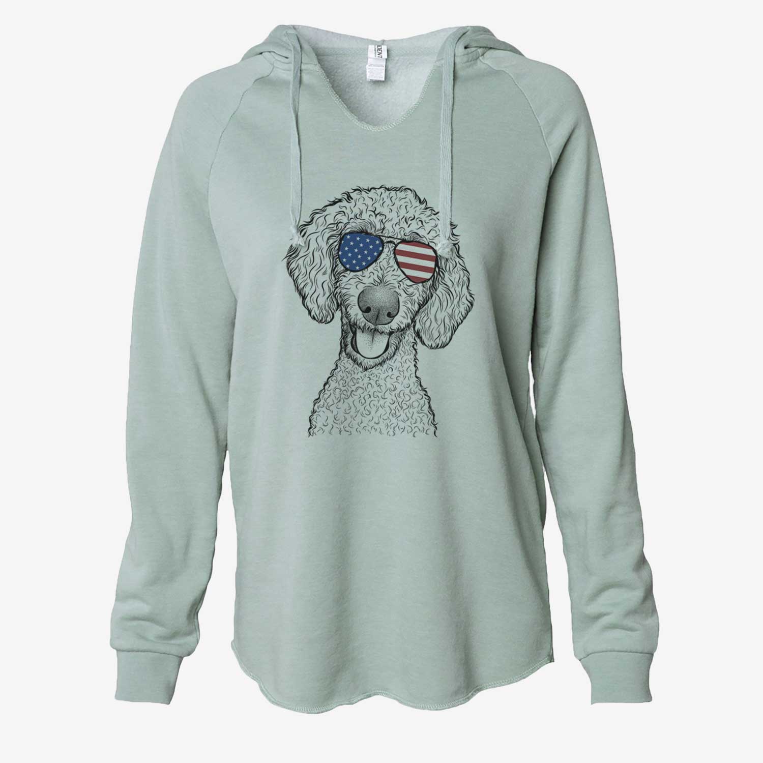 USA Fenway the Goldendoodle - Cali Wave Hooded Sweatshirt