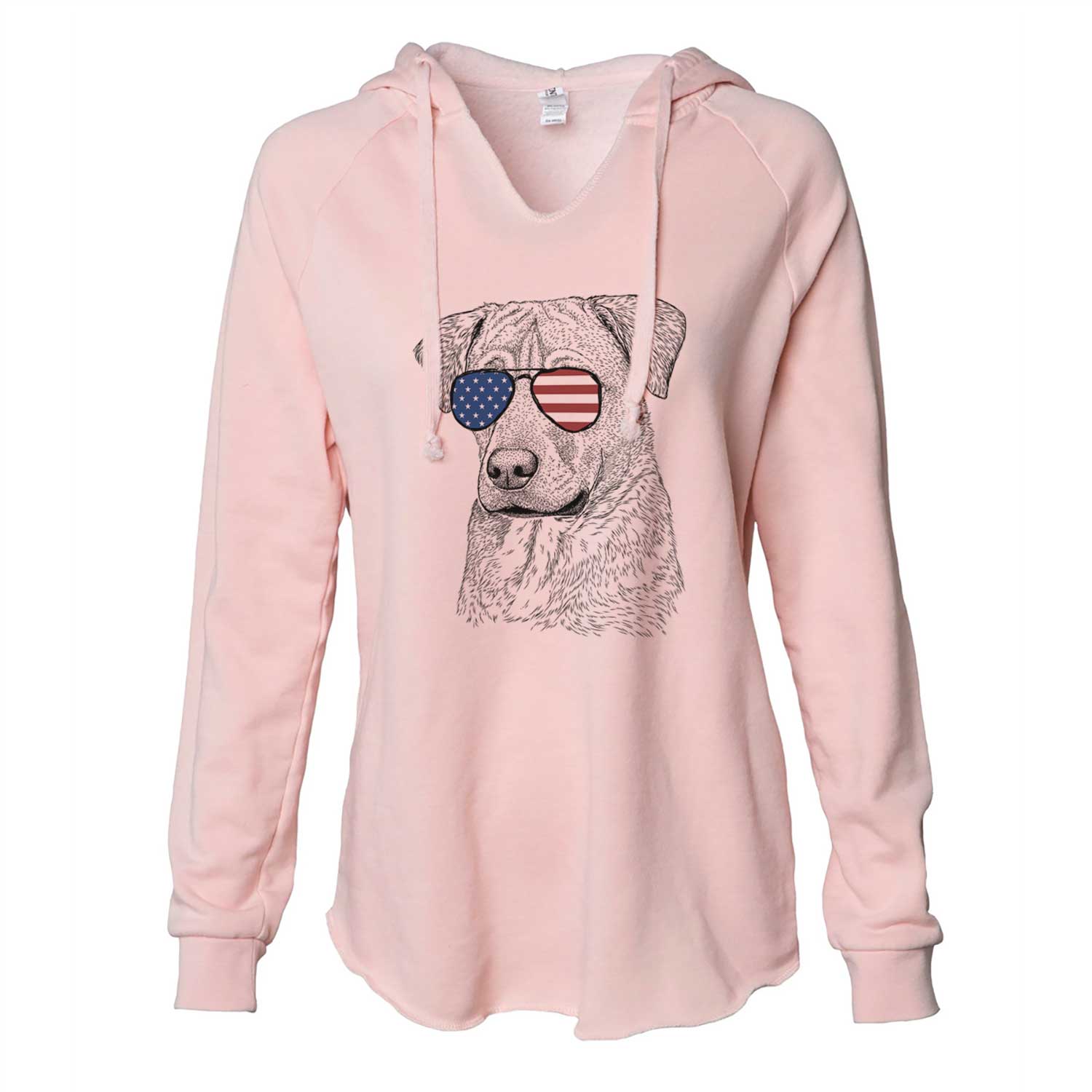 USA Feta the Mixed Breed - Cali Wave Hooded Sweatshirt