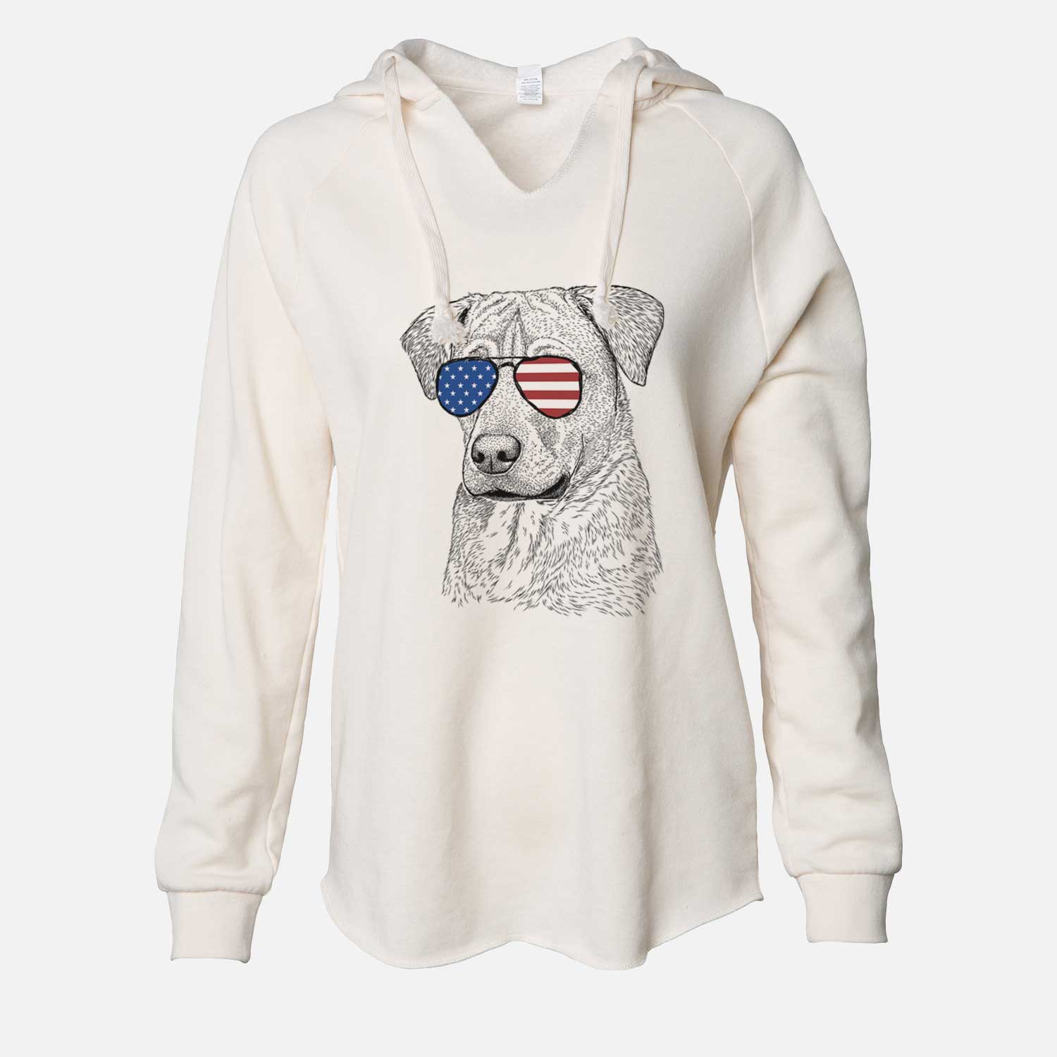 USA Feta the Mixed Breed - Cali Wave Hooded Sweatshirt