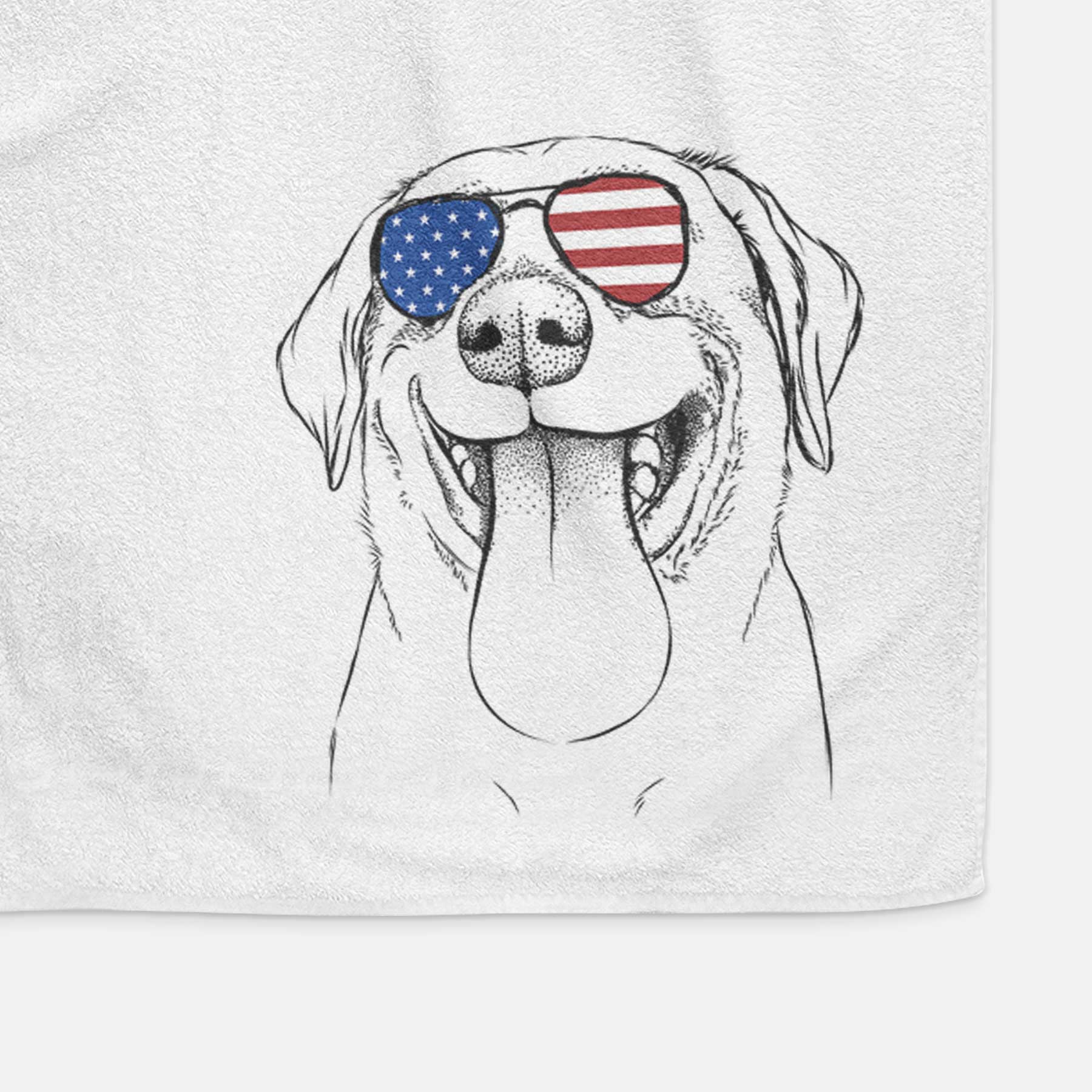 Fig the Labrador Retriever Decorative Hand Towel