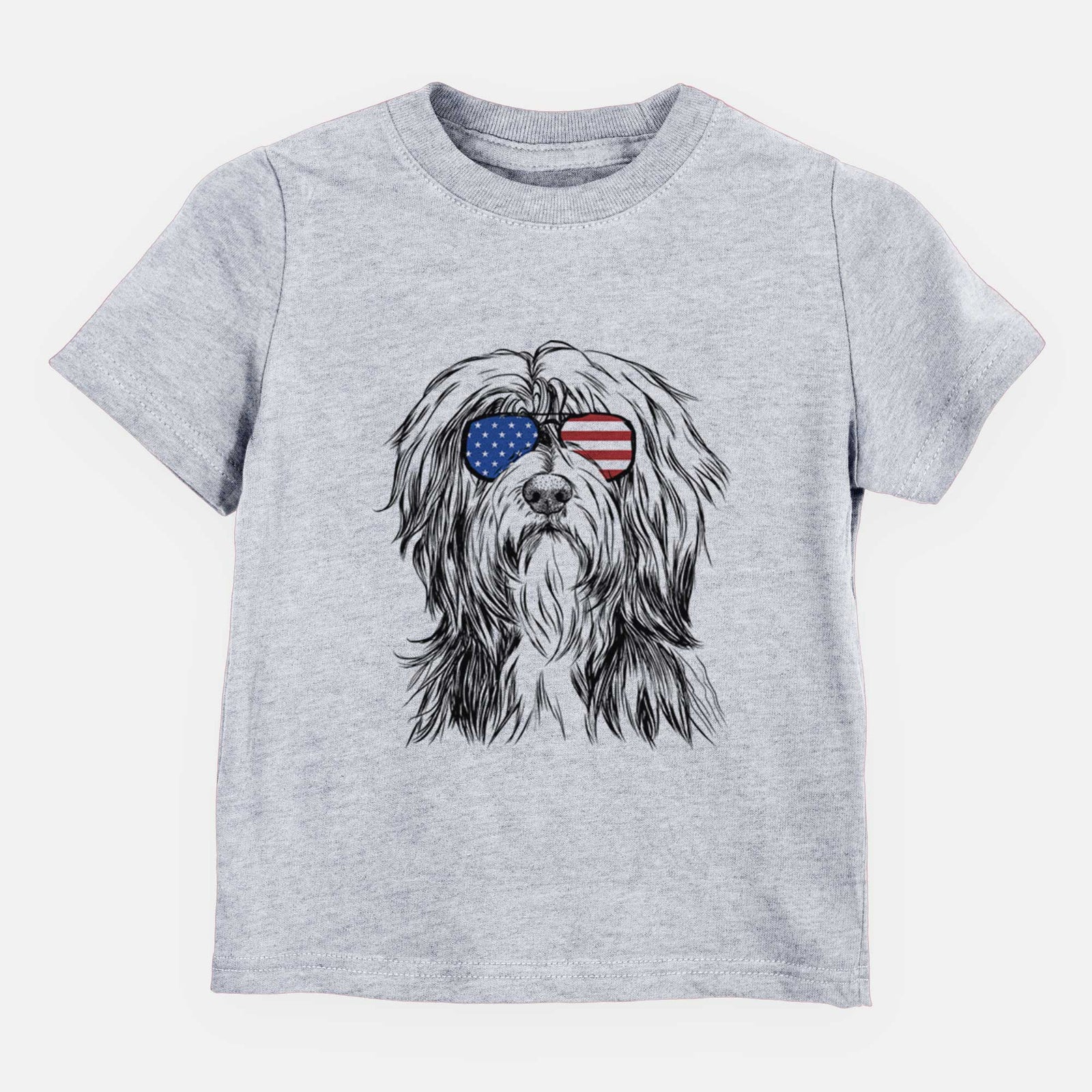 USA Fiji the Polish Lowland Sheepdog - Kids/Youth/Toddler Shirt