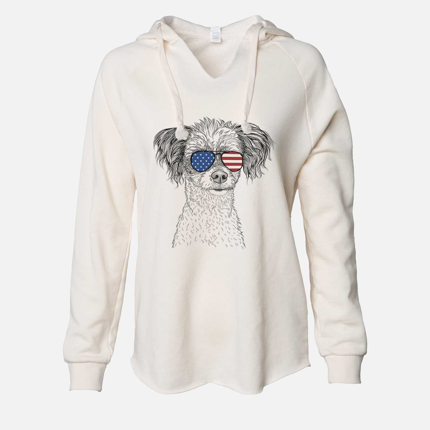 USA Finley Beth the Papillon Mix - Cali Wave Hooded Sweatshirt
