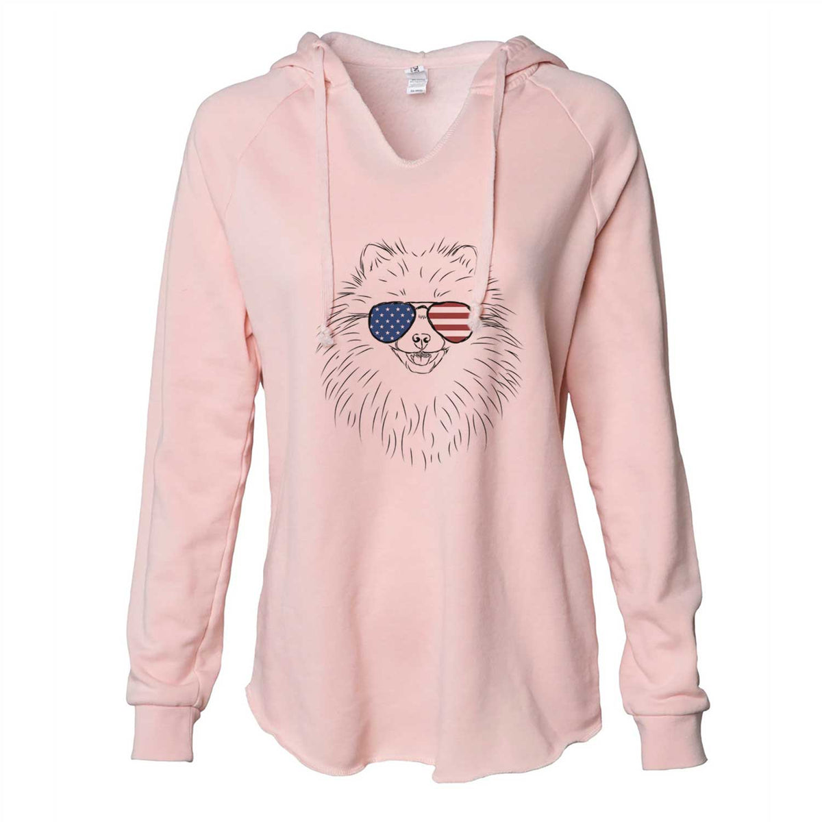 USA Finn the Pomeranian - Cali Wave Hooded Sweatshirt