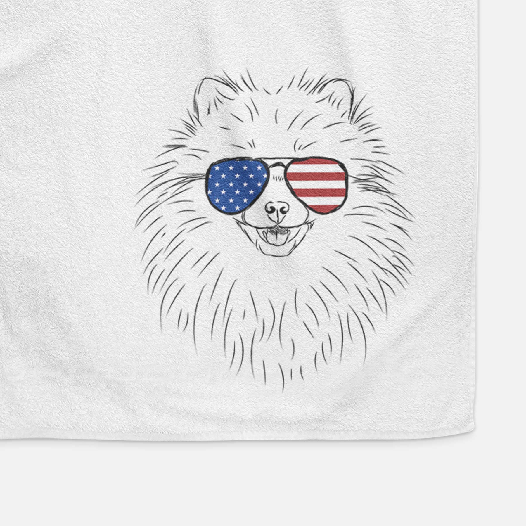 Finn the Pomeranian Decorative Hand Towel