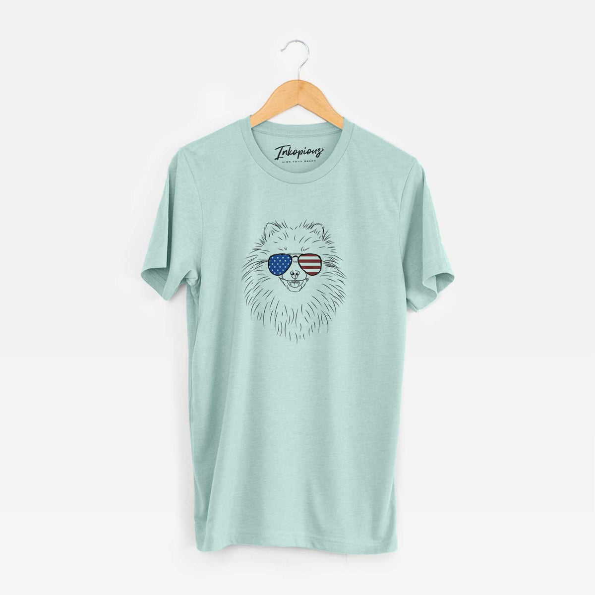 USA Finn the Pomeranian - Unisex Crewneck