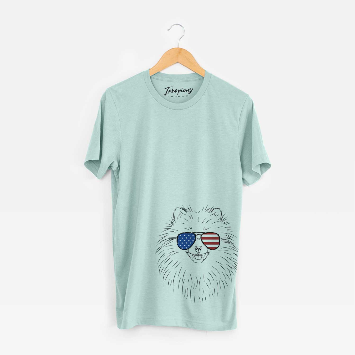USA Finn the Pomeranian - Unisex Crewneck