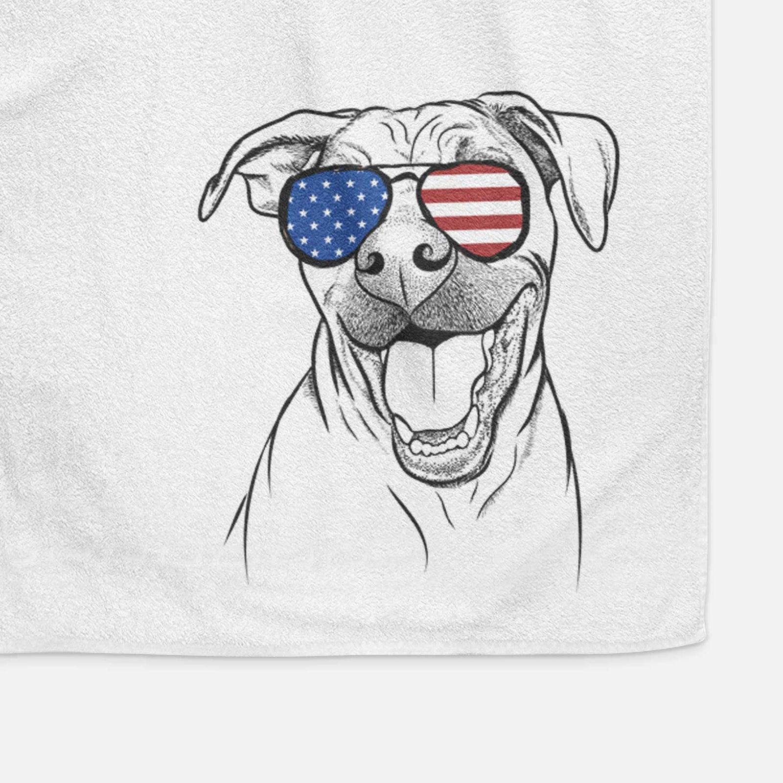Finn the Hound Mix Decorative Hand Towel