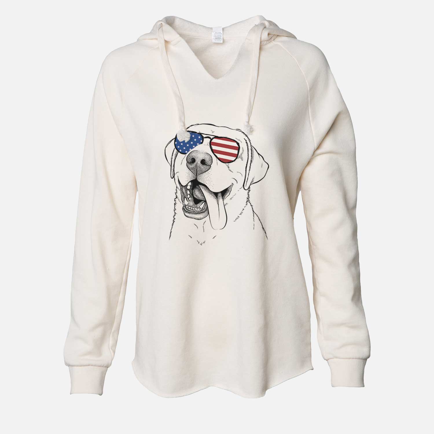 USA Finn the Labrador Retriever - Cali Wave Hooded Sweatshirt