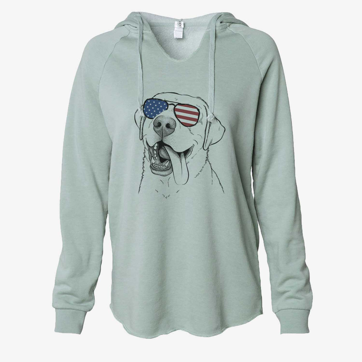 USA Finn the Labrador Retriever - Cali Wave Hooded Sweatshirt