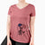 USA Finn the Labrador Retriever - Women's Perfect V-neck Shirt