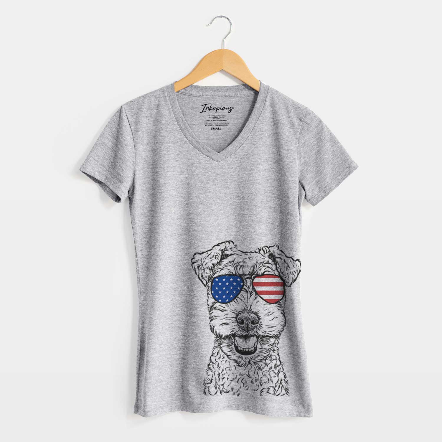 USA Fintan the Irish Troodle - Women's Perfect V-neck Shirt