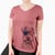 USA Fintan the Irish Troodle - Women's Perfect V-neck Shirt