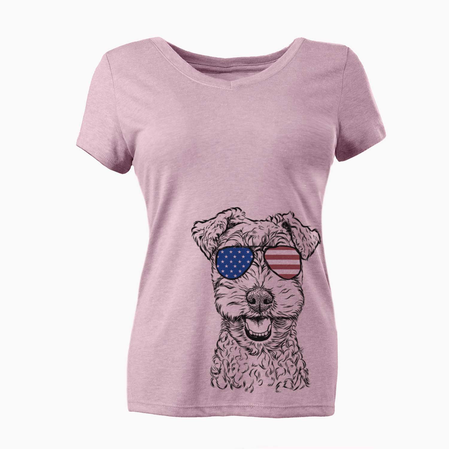 USA Fintan the Irish Troodle - Women's Perfect V-neck Shirt