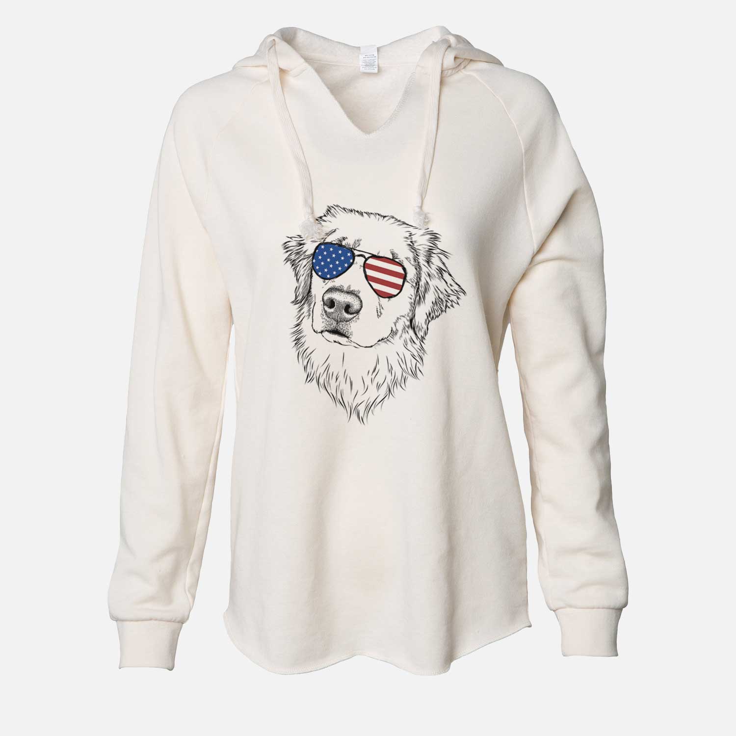 USA Fiona the Golden Retriever - Cali Wave Hooded Sweatshirt