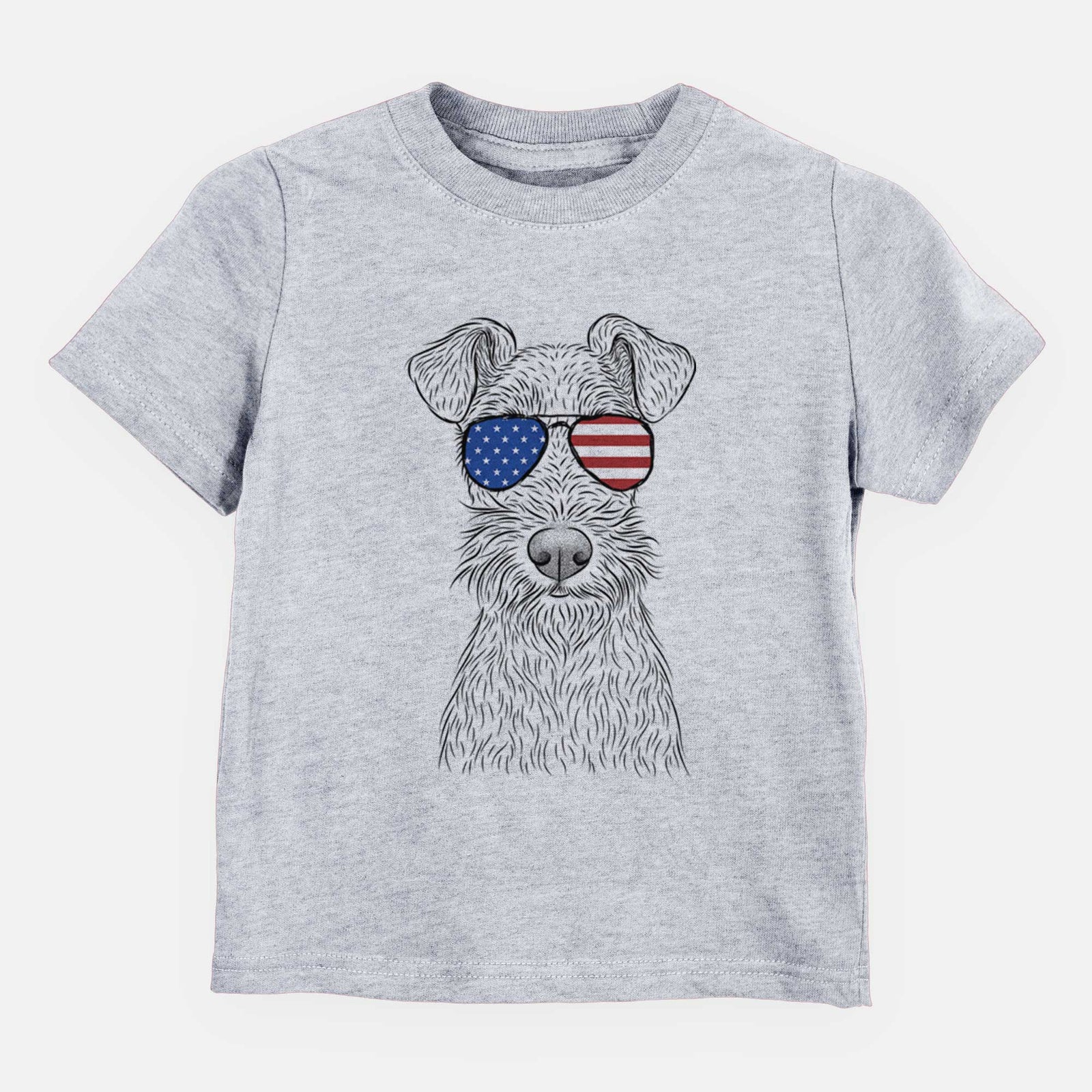 USA Fitz the Wire Fox Terrier - Kids/Youth/Toddler Shirt