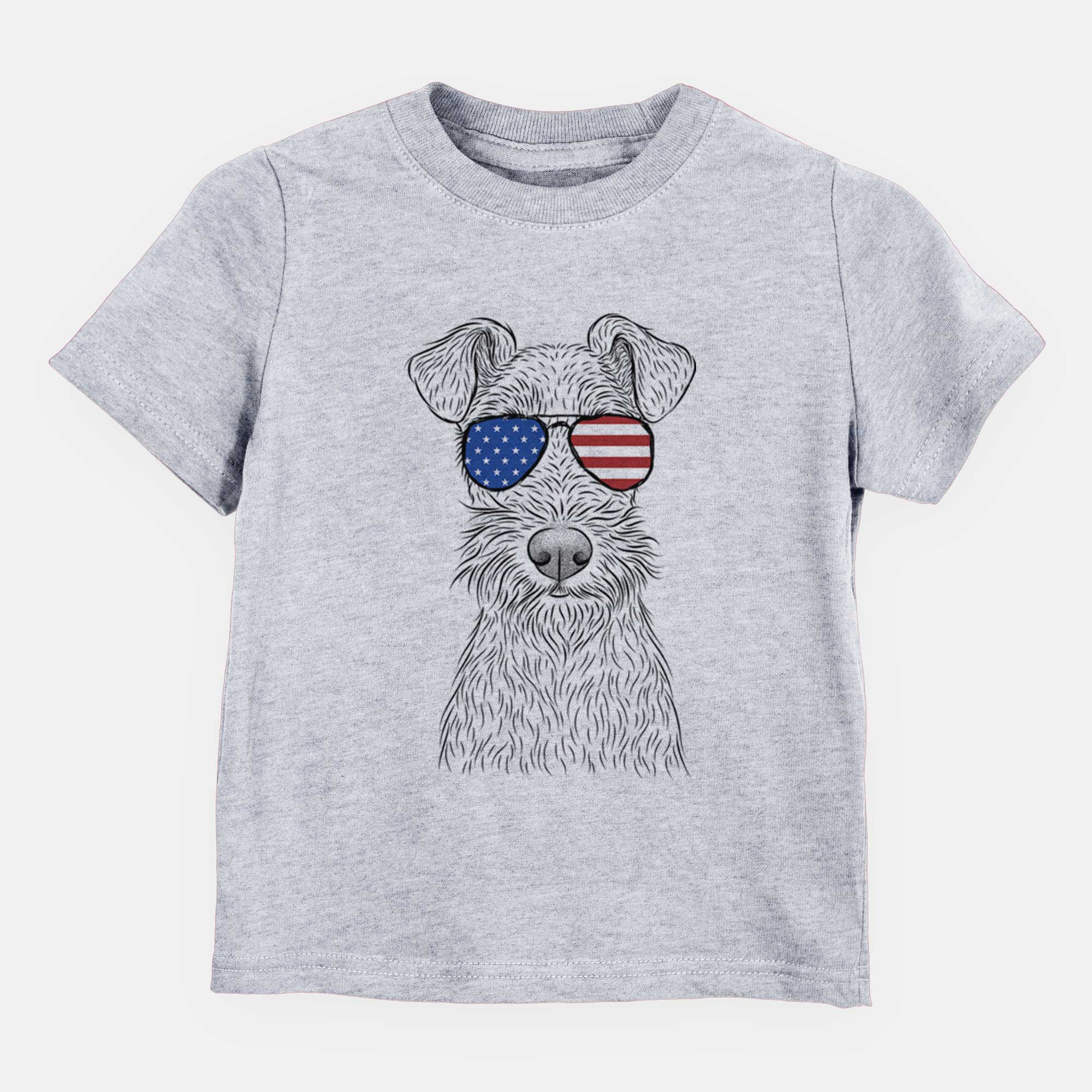 USA Fitz the Wire Fox Terrier - Kids/Youth/Toddler Shirt