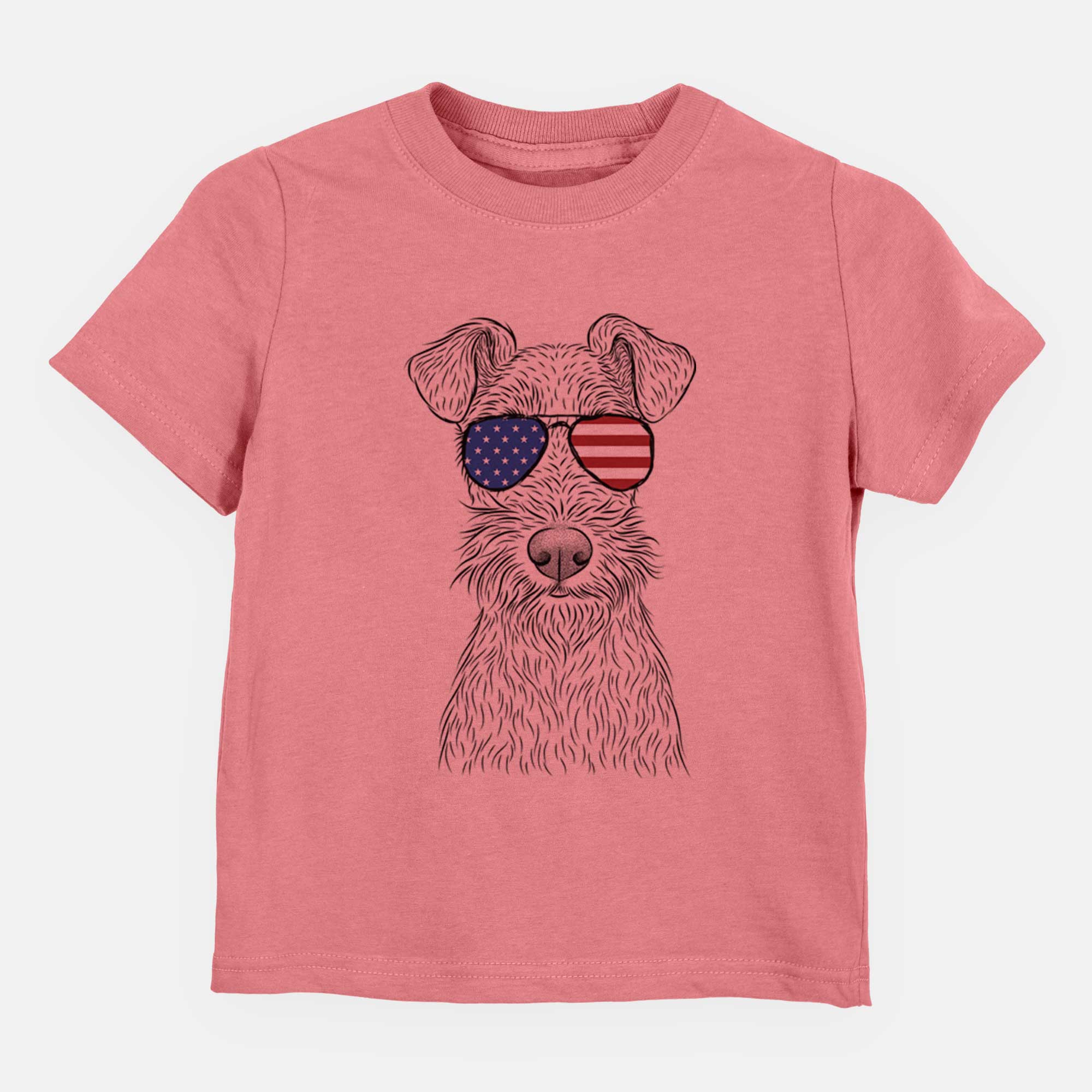 USA Fitz the Wire Fox Terrier - Kids/Youth/Toddler Shirt