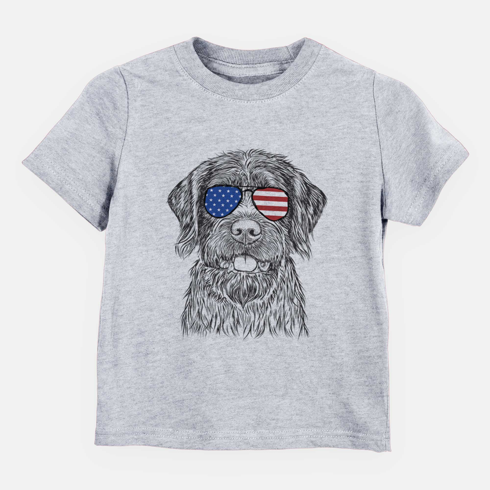 USA Fletcher the Wirehaired Pointing Griffon - Kids/Youth/Toddler Shirt