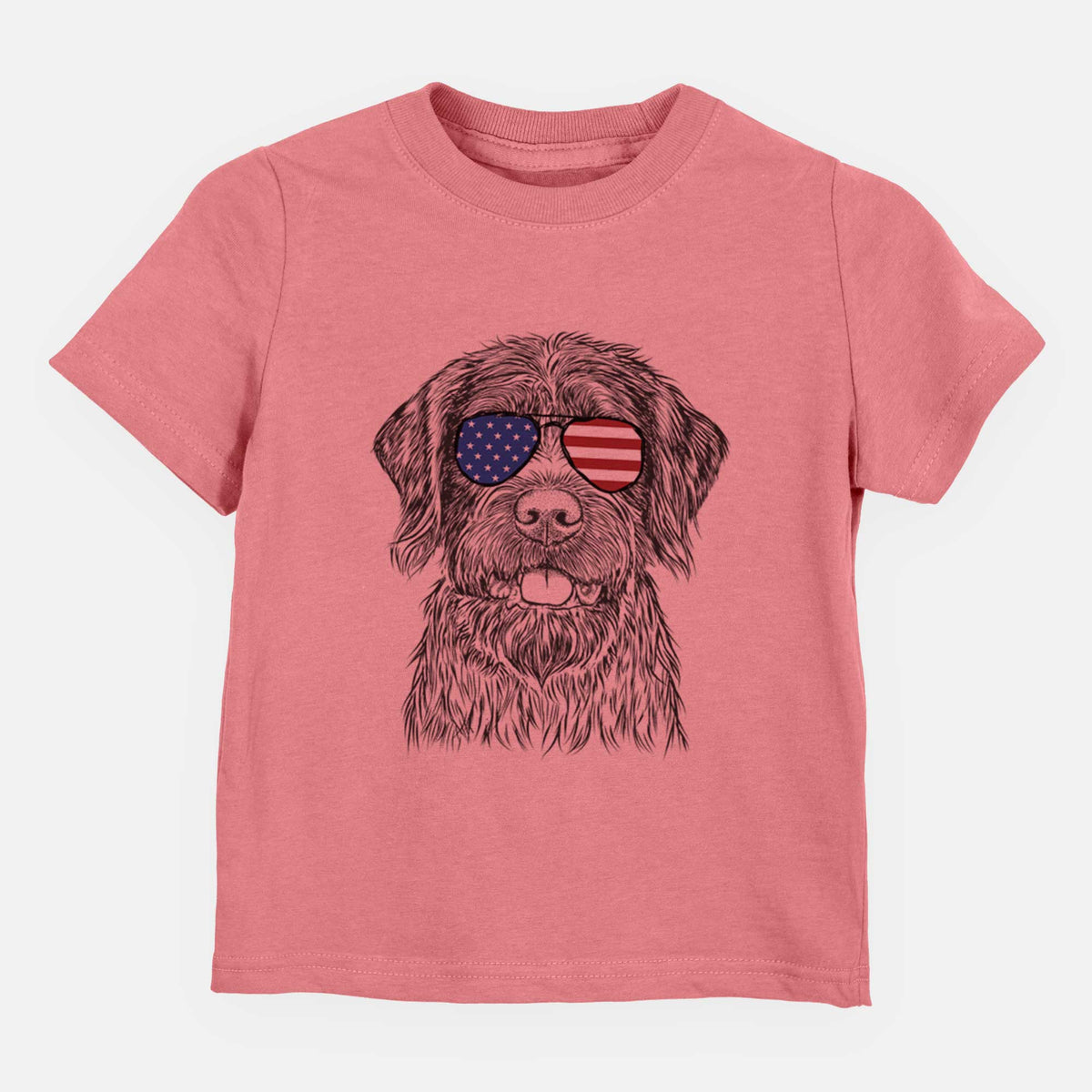 USA Fletcher the Wirehaired Pointing Griffon - Kids/Youth/Toddler Shirt