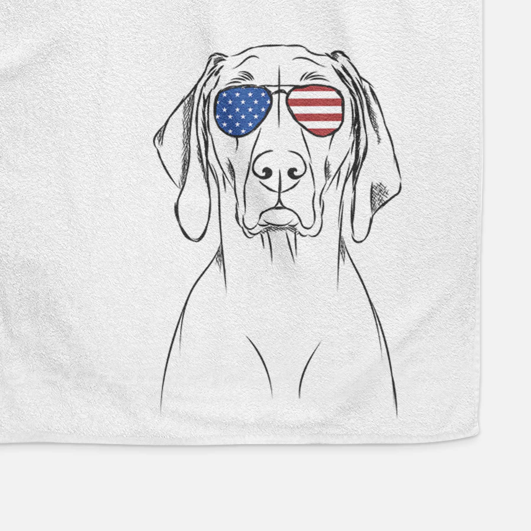 Flint the Weimaraner Decorative Hand Towel