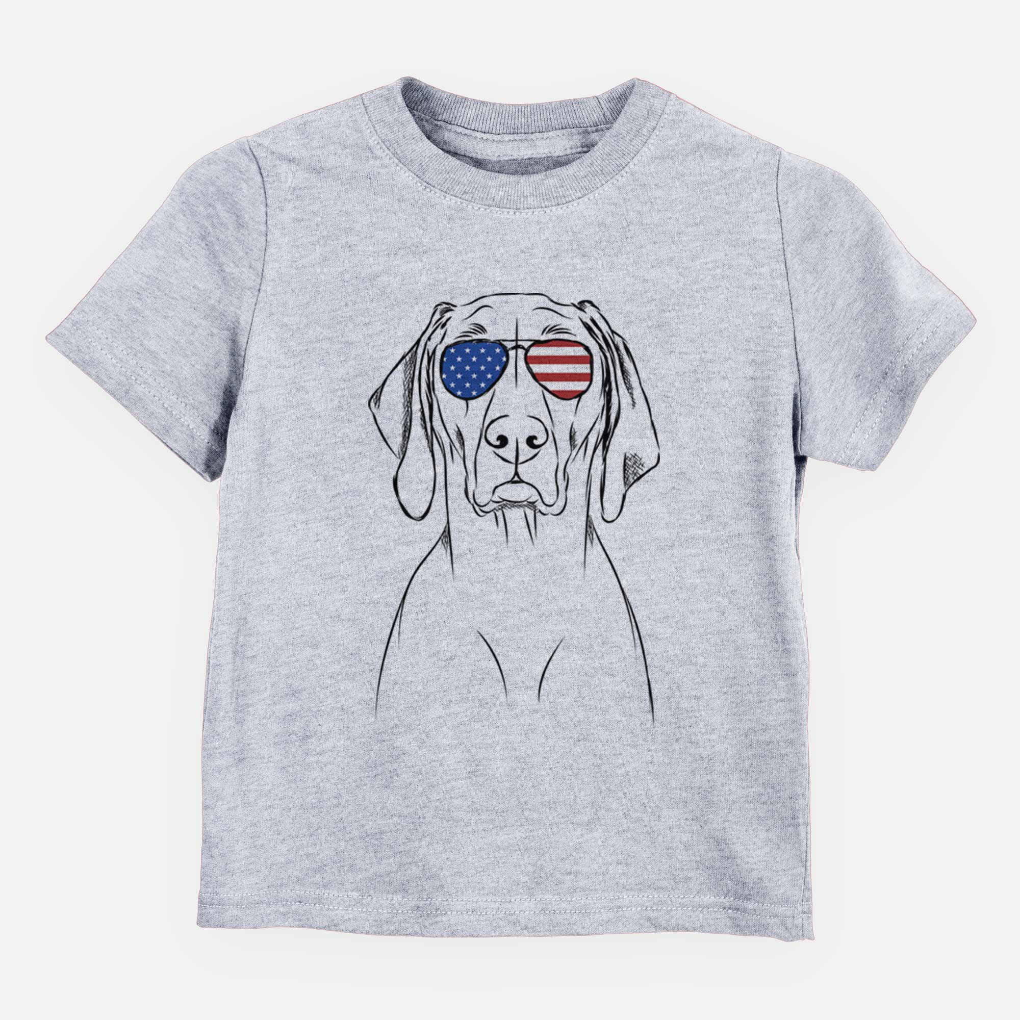 USA Flint the Weimaraner - Kids/Youth/Toddler Shirt