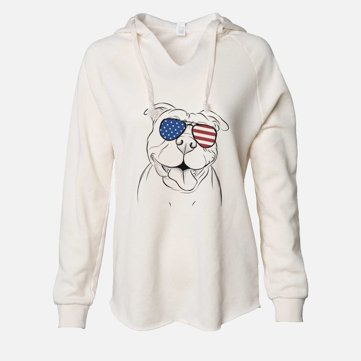 USA Floki the American Bully - Cali Wave Hooded Sweatshirt