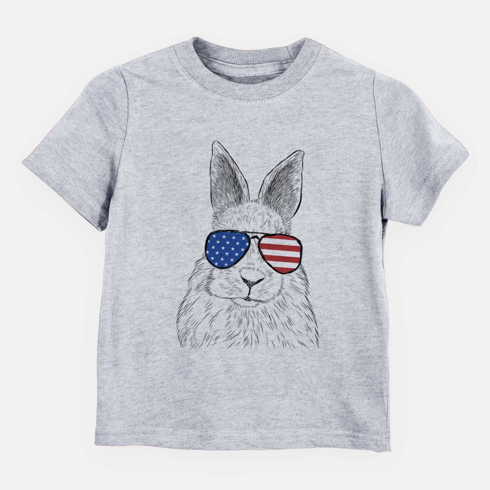 USA Flower the Rex Rabbit - Kids/Youth/Toddler Shirt