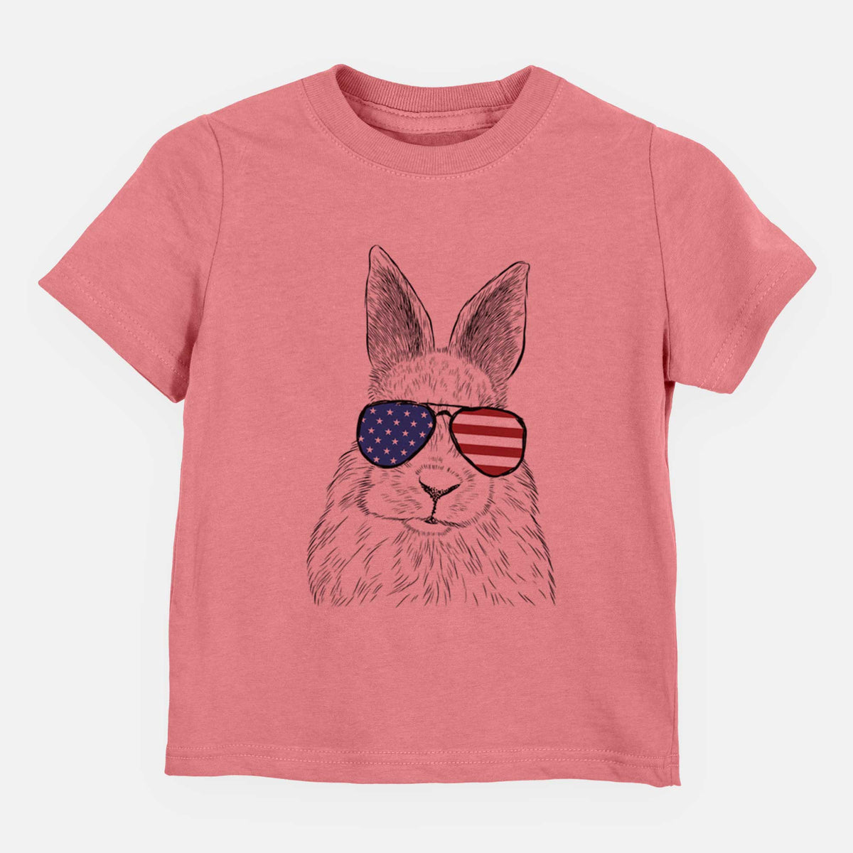 USA Flower the Rex Rabbit - Kids/Youth/Toddler Shirt