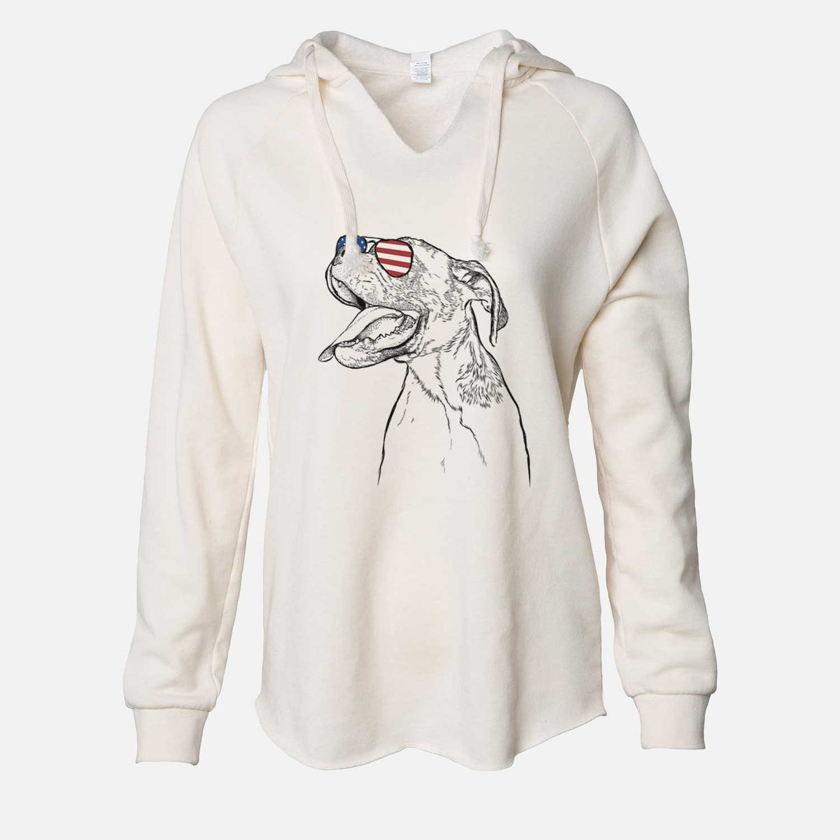 USA Floyd the Boxer - Cali Wave Hooded Sweatshirt