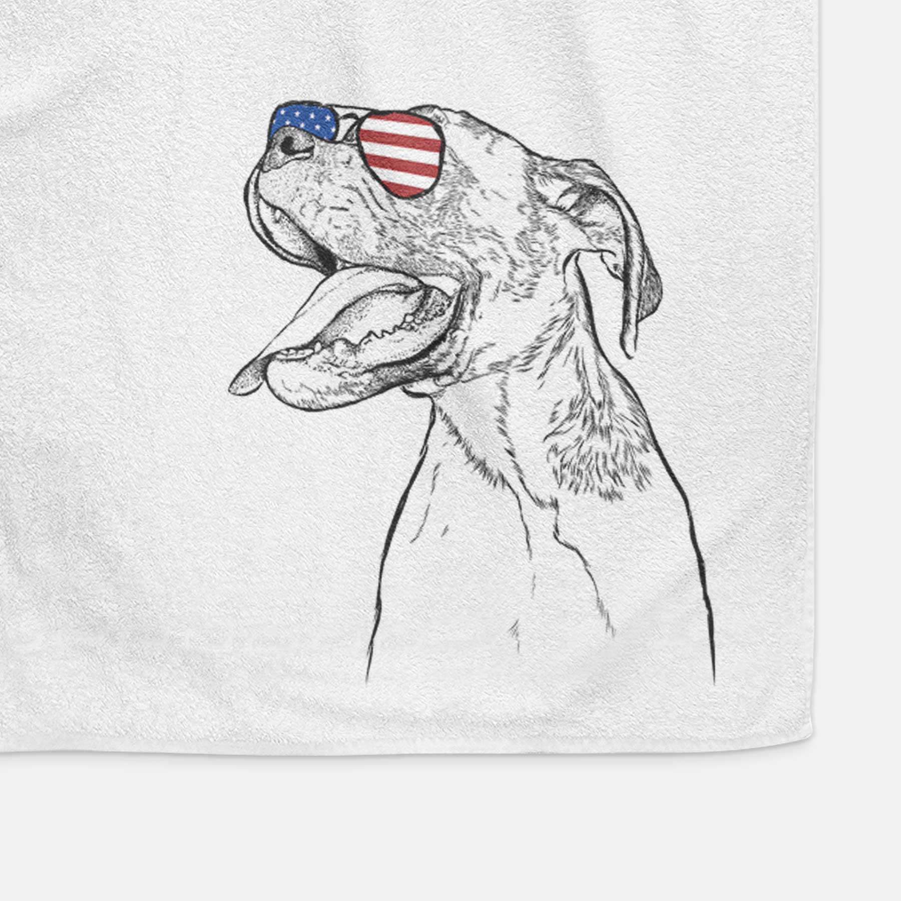 Floyd the Boxer Decorative Hand Towel