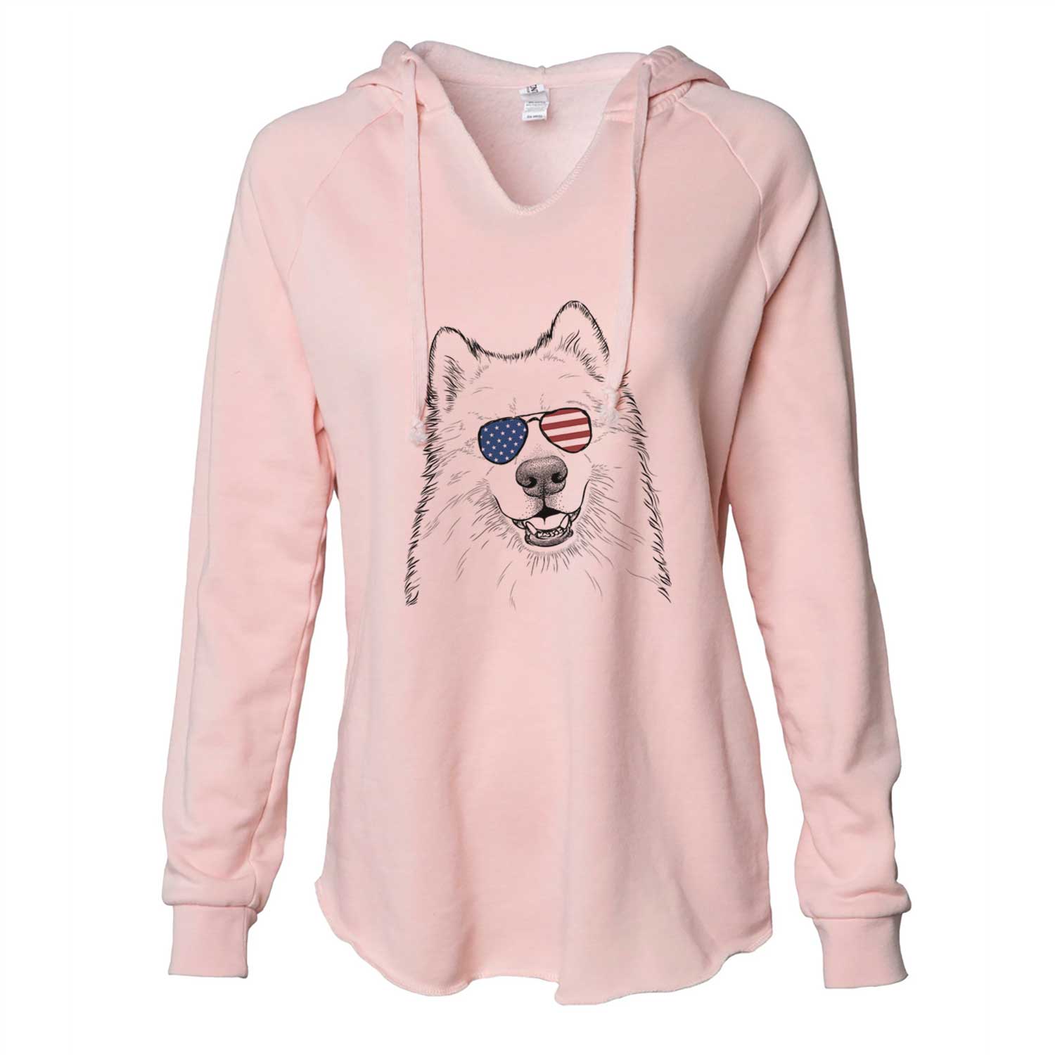 USA Foster the Samoyed - Cali Wave Hooded Sweatshirt