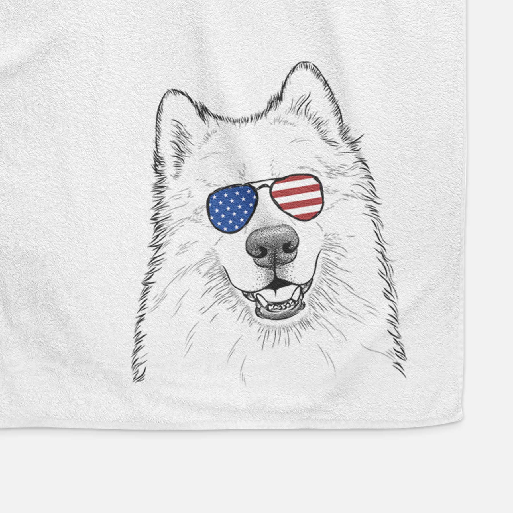 Foster the Samoyed Decorative Hand Towel